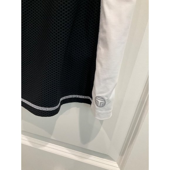 Tory Sport Color block Tank Top pattern Scoop Neck size Small/Petite Black/White - Picture 2 of 4